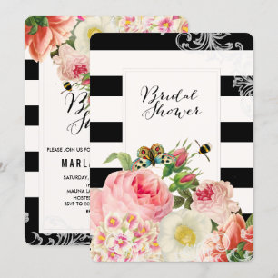 PixDezines Vintage Rose/Brautparty/ Einladung