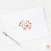PixDezines Vintage Rose Danke Stickers (Umschlag)