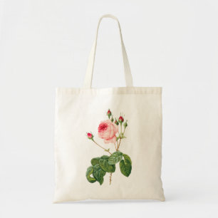 PixDezines Vintage Rose/Redoute Illustration/ Tragetasche