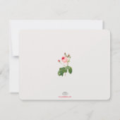PixDezines Vintage Rose/rett unseres Datums Save The Date (Rückseite)