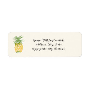 PixDezines Vintage Skizzierte Ananas