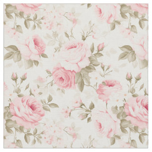 PixDezines Vintage Victoria Blush Rosa Rosen Stoff