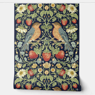 PixDezines Vintage William Morris Strawberry Thief Tapete
