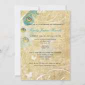 PixDezines Vintager Abschluss Foto+Tagesstock Einladung (Rückseite)