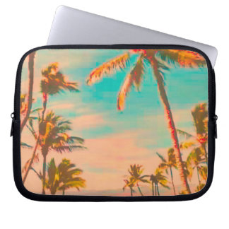 PixDezines Vintager hawaiianischer Strand Laptopschutzhülle