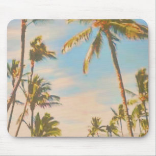 PixDezines Vintager hawaiianischer Strand Mousepad