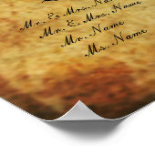 PixDezines Vintager Kronleuchter/Sitzplan/Alpha Poster (Ecke)