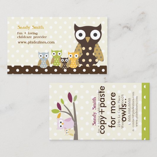 PixDezines Visitenkarte (Vorne/Hinten)