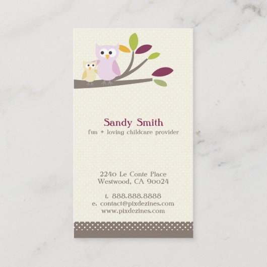 PixDezines Visitenkarte (Rückseite)