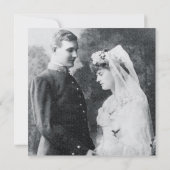 PixDezines Vow Renewal/Imitate Rose Gold/DIY-Band Einladung (Rückseite)