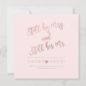 PixDezines Vow Renewal/Imitate Rose Gold/DIY-Band Einladung (Vorderseite)