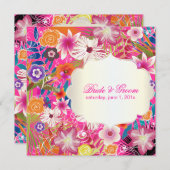 PixDezines Wailea/Tagey Hintergrund Einladung (Vorne/Hinten)