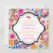 PixDezines Wailea/Tagey Hintergrund Einladung (Rückseite)