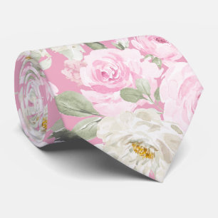 PixDezines Wasserfarbe Blassrosa Rosen DIY Hinterg Krawatte