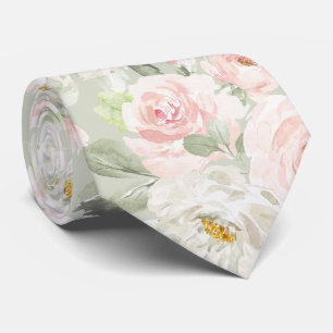 PixDezines Wasserfarbe Blassrosa Rosen DIY Hinterg Krawatte