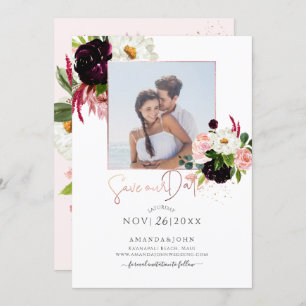 PixDezines Wasserfarbe Rustikales Blut, Einladung