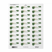 PixDezines Wasserfarben Monstera Blätter, Grün Grü (Vorne)