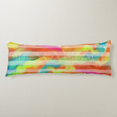 PixDezines Wasserfarben-Strandkissen Seitenschläferkissen (Vorderseite)