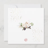 PixDezines Wasserfarbenblush+Creme-Rose Kommunion Einladung (Rückseite)