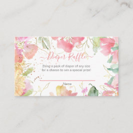 PixDezines Wasserfarbene Süßpferde, Windelwirbel Begleitkarte