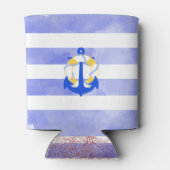 PixDezines-Wasserpfeife+Anker+Rettungsschwimmer Dosenkühler (Rückseite)