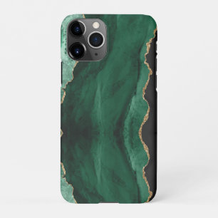 PixDezines WATERCOLOR AGATE DARK GREEN iPhone 11Pro Hülle