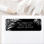 PixDezines Watercolor Foliage Palm, weiße Vegetati (Insitu)