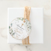 PixDezines Watercolor Gum Eucalyptus WreathBaptism Geschenkanhänger (Beispiel)