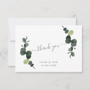 PixDezines Watercolor Gum Eukalyptus Branches Hinw Mitteilungskarte