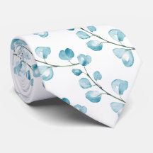 PixDezines Watercolor Mediterrane Blau Eukalyptus