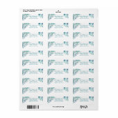 PixDezines Watercolor Palm Fronds, Teal Green (Vorne)