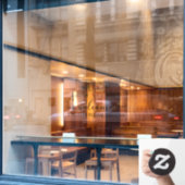 PixDezines Watercolor Peonies Eucalyptus Fensteraufkleber (Café-Fenster)