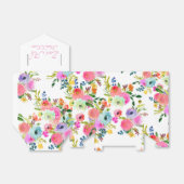 PixDezines Watercolor Ranunculus Geschenkschachtel (Ungefaltet)