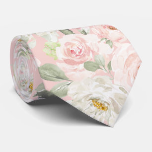 PixDezines Watercolor Rosa Rosen DIY Hintergrund Krawatte