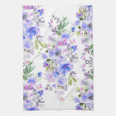 PixDezines Watercolor Sommer Floral Geschirrtuch (Vertikal)