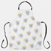PixDezines Watercolor Sommer Floral Schürze (Vorderseite)