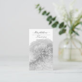 PixDezines Watercolor The Great Wave, Hokusai Visitenkarte (Stehend Vorderseite)