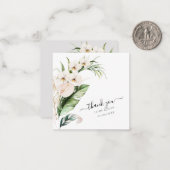 PixDezines Watercolor Tropischer Dschungel Note Ca Mitteilungskarte (Vorderseite/Rückseite Beispiel)