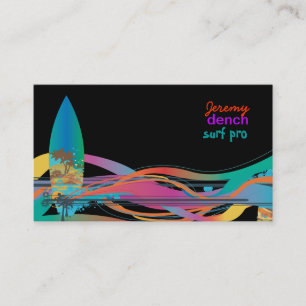 PixDezines Wave Crest Hawaii ♥♥♥♥♥ Visitenkarte