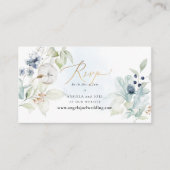 PixDezines Web UAWG Dusty Blue Winter Cotton Begleitkarte (Vorderseite)