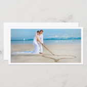 PixDezines wedding Foto vielen Dank Dankeskarte (Vorne/Hinten)