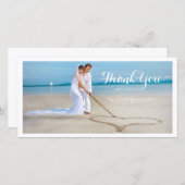 PixDezines wedding Foto vielen Dank Dankeskarte (Vorne/Hinten)