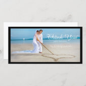 PixDezines wedding Foto vielen Dank Dankeskarte (Vorne/Hinten)