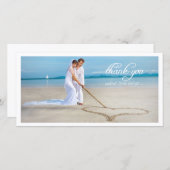 PixDezines wedding Foto vielen Dank Dankeskarte (Vorne/Hinten)