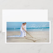 PixDezines wedding Foto vielen Dank Dankeskarte (Vorne/Hinten)