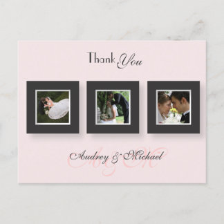 PixDezines Wedding Vielen Dank Fotos/DIY Farbe Postkarte