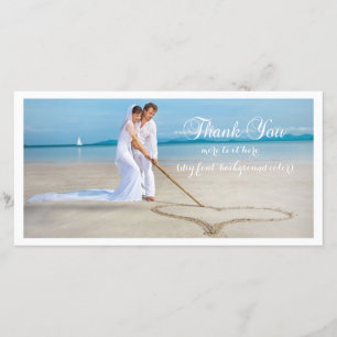 PixDezines wedines Foto DIY Schriftart Vielen Dank Dankeskarte