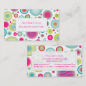 PixDezines Weihnachtsfeier/DIYbackground! Visitenkarte (Vorne/Hinten)