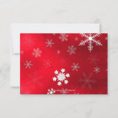 PixDezines Weihnachtsfeiertag Foto Einladung (Rückseite)