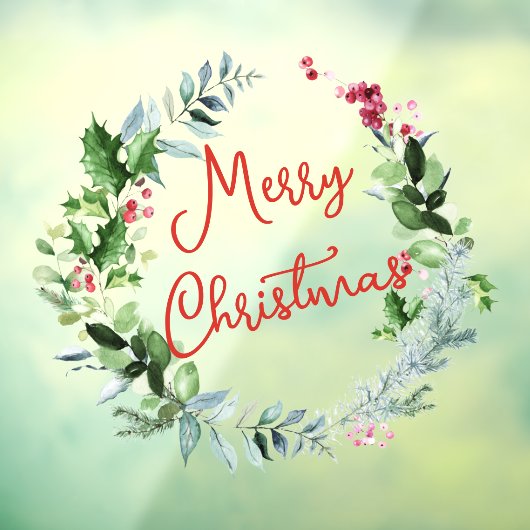 PixDezines Weihnachtskrautfenster Fensteraufkleber (Blatt 3)